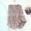 2015 Ladies' knitted poncho custom sweater knit fabric