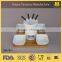 Ceramic Fondue Set, Chocolate Fondue with Bamboo Base