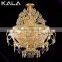 zhongshan factory new design large crystal chandelier pendant lamp for hotel and home