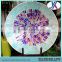 Home deco craft golden and silver msoaic glass gold charger plates /Mosaic plate for home&wedding decoration13/Glass mosaic