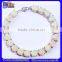 Wholesale Women Jewelry 925 Stelring Silver Synethic Fire Opal Bracelet