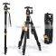 Q555 Portable Magnesium Aluminium Tripod Monopod Tripod+ Ball Head for camera