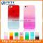 Set Screen Protector And Case For Iphone 5 , Hard Plastic Gradually Changing Color Raindrop Case