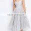 Fashion Ladies Midi Dress With Lace Hot Selling Customized Designs