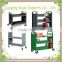 Customized high quality metal book cart book trolley cart used school furniture library furniture