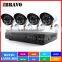 4CH Surveillanc Kit AHD CCTV DVR 1.3MP 960P IR Security Camera AHD AHDM DVR Kit 1500TVL Camera Set Remote Control Mobile View