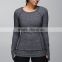 Cheap custom women blank t shirt ladies long sleeve blouses with high quality low prices made in China                        
                                                Quality Choice