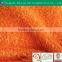 Orange long pile plush fabric for making soft toys fishbone fabric for toy ,garment ZJ089