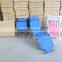 Folding recliner metal frame