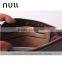 Customized OEM service leather phone wallet with zipper coin holder