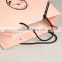 White paper hand bag for girl's dress high quality paper bag for women suit