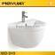 WB-049R Wall Hung Ceramic Pedestal Wash Basin Bathroom Sinks