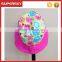 K-376 Fashionable Unisex Satin Lined Printed Pattern Cotton Bucket Hat Floral Printing Bucket Hat