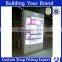 clear acrylic shelf cosmetic display stand for shampoo