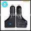 2016 Fashion Portable QC2.0 18W Multi 4 USB Phone Car Charger For iphone Android