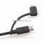 30cm MFi certified micro and 8 pin 2 in1 multi charge usb cable