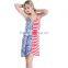 Women's Flag Loose Tank Swimwear Cover-Up Beach Dress