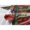 Colorful lines polyester spandex custom print moss crepe fabric