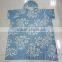 Hot sell Custom design velour printing adult size promo surf towel poncho