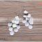 Bohemian Style Colorful Cut-out Medallions Hoop Earrings