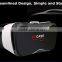 New 3d virtual reality vr case 3d vr glasses, excellent visual 3d glasses vr box