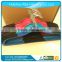 Hot selling Velvet clear plastic hangers With color box