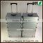 Professional make up barber tool trolley case ABS Aluminum tool case with wheel                        
                                                Quality Choice