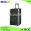 Fashion design nice look wooden speaker with trolley