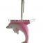 Lovely duck painted shower curtain hooks