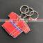 2015 sublimation keychain for football fan