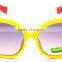 high quality new fashion cool design promotional UV400 pc children/child/baby/kids party funny sunglasses eyeglasses eyewear