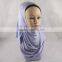 Yiwu two faces plain jersey instant hijab muslim women hijab scarf