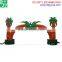 Inflatable entrance, inflatable advertising arch