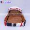 Cute Soft Sponge White Dots Pet Cat Dog House Bed With Warm Plush Pad