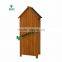 outdoor wooden storage cabinet