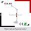 top design Chinese dimming wake up function USB port for charging 3 steps brghtness touch table lamp with clock