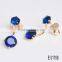 925 sterling silver china vogue jewelry earrings/blue stone from earrings