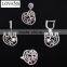 Customize 925 Silver Earrings Set Wedding Decoration Fashion Jewelry TZ-0212