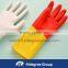 Different weight cleaning glove Dipped flocklined Latex household gloves Pidegree PGHG-7