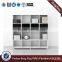 White color 1.6 height office display cabinet type wooden filing cabinet (HX-4FL056)