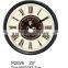 Coffee time office style plastic large 20 inch wall clock