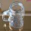 Wholesale mini mason jar with lid and straw type glass