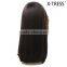 long dark brown silk straight high tempreture fibre sweep bang types 100% virgin synthetic hair wig