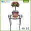 Outdoor Garden Wire Plant Stand, 4 Size Metal Corner Shelf Flower Pot Stand