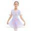 2015 new violet pothook waist georgette skirt for girls