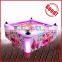 air hockey lottery redemption arcade game machine 4 players coin operated electronic air hockey table game machine