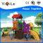 Rational construction plastic children outdoor playground slide with CE certificate