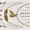 Gold color Temporary Tattoo Transfer Paper