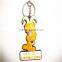 animal shaped 3d cheap pvc keychain