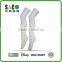 colourful pom pom plain white acrylic knee-high socks
